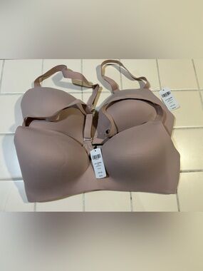 Soma Nursing Seamless Molded Bra in Mauve Taupe
